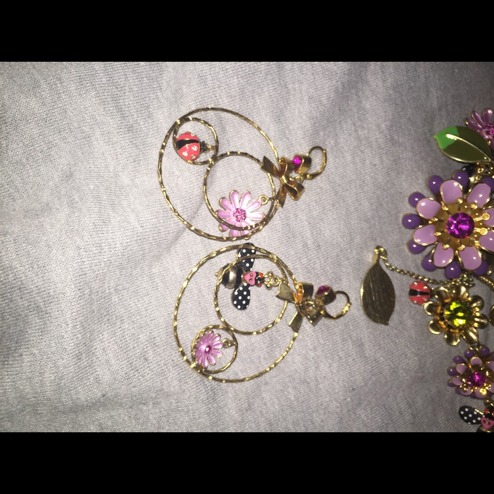 COPY - Betsey Johnson bug earrings